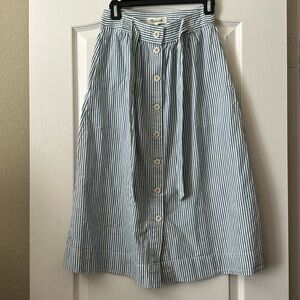 Madewell midi skirt NWT!
